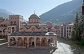 Rila Monastery, the five domed church the Nativity of the Virgin 